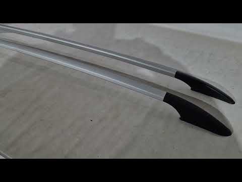 Roof Rails for SW OmsaLine Solid (2 pcs, grey) for Renault Clio IV 2012-2019 - video 1