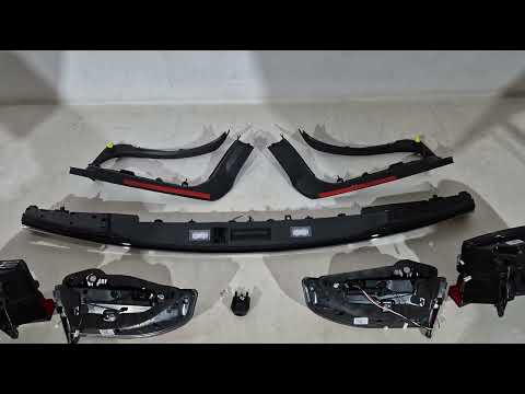 Facelift Kit to G12 M760 (with trunk lid and rear fender replacement) for BMW 7 Series F01/F02 2008-2015 - video 1