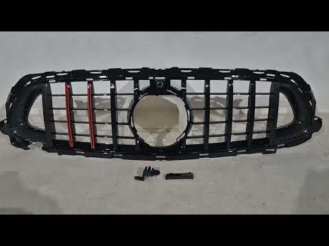 Front Grille Rocket (for AMG Line, 2020-2023) for Mercedes E-сlass W213 2016-2023 - video 1