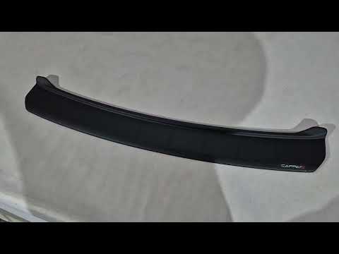 Rear Bumper Protector EuroCap (ABS) for Fiat 500X 2014-2024 - video 1