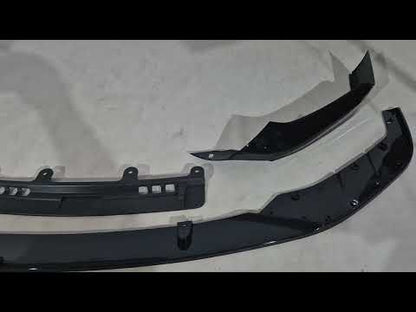 Front Bumper Lip DPT V2 (for M-Performance 2020-2024, Gloss Black) for BMW 5 Series G30/31 2017-2023 - video 1