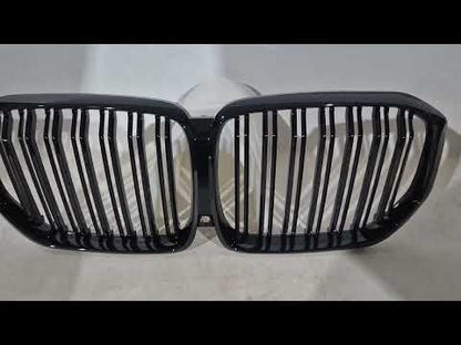 Kidney Grilles M-Look DPT (2018-2022, Gloss Black) for BMW X5 G05 2019–2026 - video 1