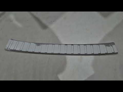 Rear Bumper Protector Carmos (HB, Stainless Steel) for Peugeot 308 2021- - video 1