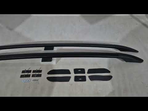 Black Roof Rails for Opel Agila 2000-2007 - video 1