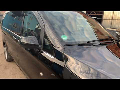 Chrome Door Handle Covers (4 pcs, Stainless Steel) for Mercedes Vito/V-class W447 2014- - video 1