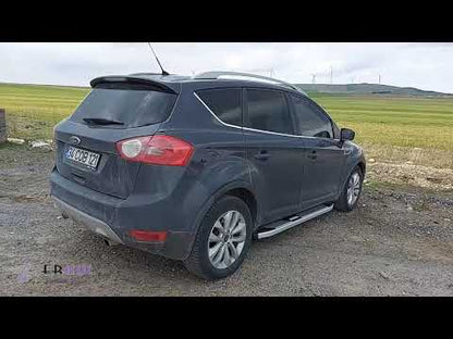 Side Steps Mevsim Grey (2 pcs, Aluminum) for Ford Kuga 2008-2013 - video 3