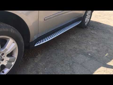 Side Steps Original Design for Mercedes GL сlass X164 2006-2012 - video 1
