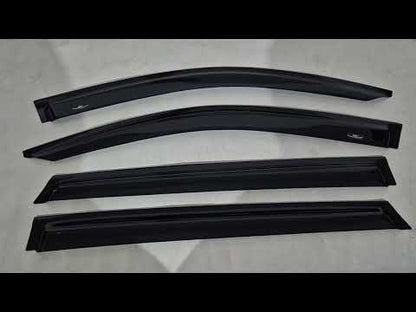 Window Deflectors (4 pcs, HIC) for Kia Sorento IV MQ4 2020- - video 1