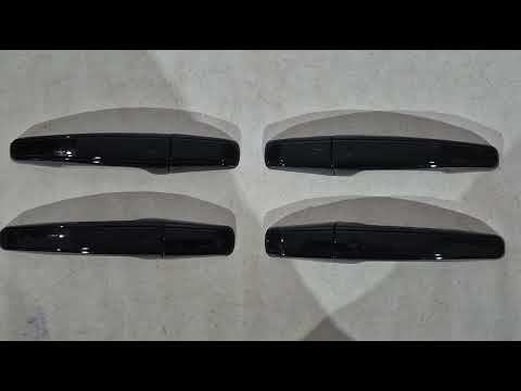 Door Handle Covers (4 pcs, black) for Range Rover IV L405 2013-2021 - video 1
