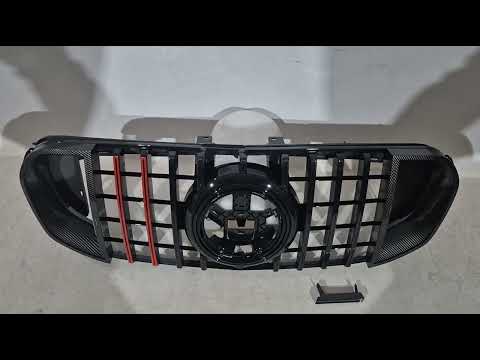 Front Grille Rocket (2019-2023) for Mercedes GLS X167 2019- - video 1