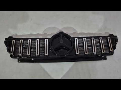 Front Grille GT Panamericana Chrome Eco (CDI, 2002-2006) for Mercedes Sprinter W901/902/903/904/905 1995-2006 - video 1