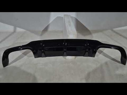Rear Diffuser DPT (2011-2014, for AMG SD, Gloss Black) for Mercedes C-class W204 2007-2015 - video 1