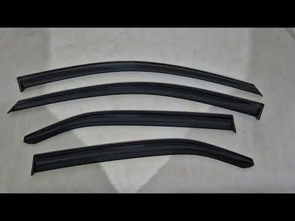 Window Deflectors Niken Luxury (2011-2018 EU / 2011-2014 USA, 4 pcs) for Toyota Camry 2011-2018 - video 1