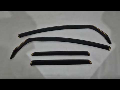 In-Channel Window Deflectors (HB/SD, 4 pcs, Esa) for Opel Astra J 2009-2015 - video 1