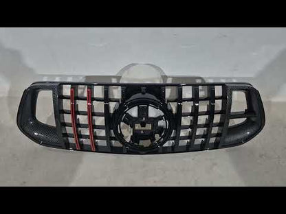 Front Grille Rocket (for AMG-Line/GLE53/GLE63 2019-2023) for Mercedes GLE coupe C167 2019- - video 1