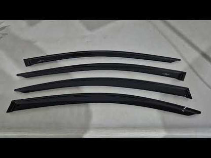 Window Deflectors Liftback (4 pcs, HIC) for Skoda Octavia IV A8 2020- - video 1