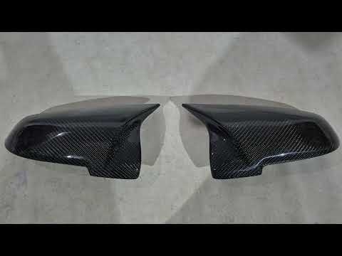 Mirror Covers V1 (Carbon) for BMW 6 Series F12/F13/F06 2011-2018 - video 1