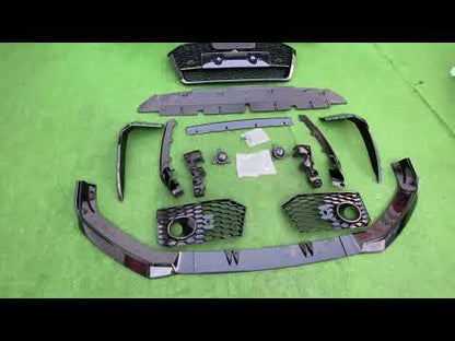 Front Bumper RSQ-Style (2017-2020) for Audi Q5 2017-2025 - video 2