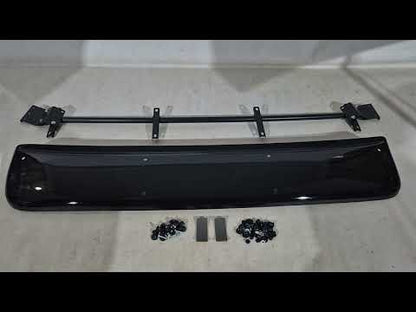 Windshield Visor (black gloss, 5mm) for Hyundai H100 - video 1