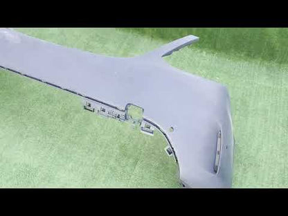 Rear bumper with diffuser (AMG C63-design 2014-2021) for Mercedes C-сlass W205 2014-2021 - video 1