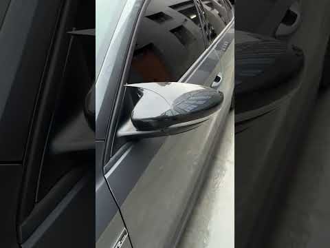 Mirror Covers RLine-Look (2 pcs) for Volkswagen Scirocco 2008-2017 - video 2
