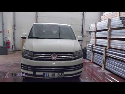 Integrated Roof Rails (black) for Volkswagen T5 Multivan 2003–2010 - video 1