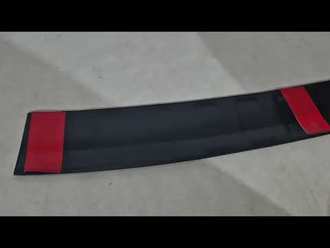 Rear bumper protector DDU (SW, matte) for Volkswagen Passat B7 2012-2015 - video 1