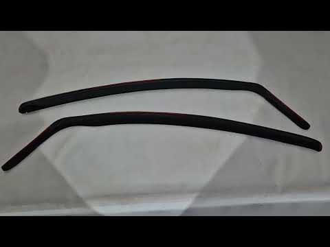 In-Channel Wind Deflectors (2 pcs, Esa) for Opel Corsa D 2007-2014 - video 1