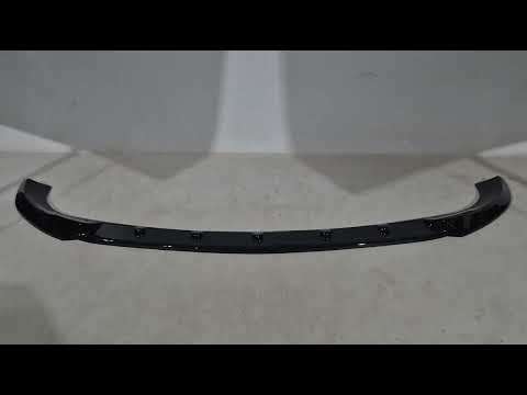 Front Lip Spoiler DPT (for AMG-Line, 2020-2023, Gloss Black) for Mercedes E-сlass W213 2016-2023 - video 1