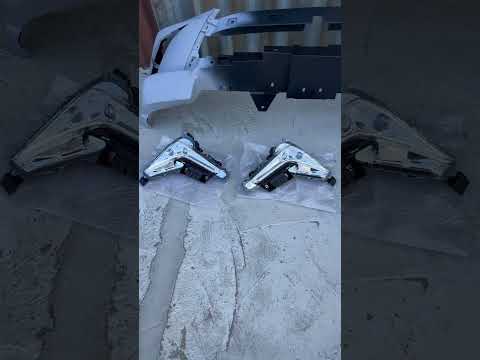 Front bumper for 2008-2015 facelift style (primed for painting) for Lexus LX570/450d 2008-2022 - video 1