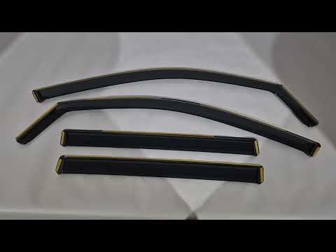 In-Channel Wind Deflectors Niken Luxury (4 pcs) for Volkswagen Tiguan 2023- - video 1