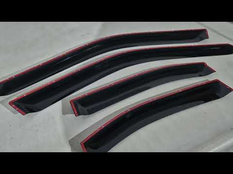 Window Deflectors (4 pcs, HIC) for Nissan Almera B10 Classic 2006-2012 - video 1