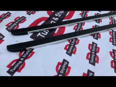 Side Steps DURU (2 pcs, Aluminum) for Renault Duster 2024- - video 1