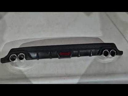 Universal Rear Diffuser DPT V-9 (ABS) (matte black) - video 1