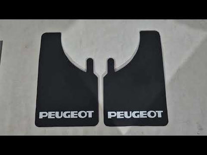Universal Mud Flaps Polytep (230*375, 2 pcs) for Peugeot - video 1