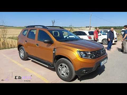 Side Steps DURU (2 pcs, Aluminum) for Renault Duster 2018-2024 - video 3