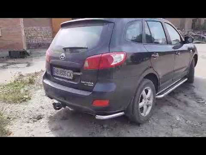 Bull Bar WT004 (Stainless Steel) for Hyundai Santa Fe 2 2006-2012 - video 1