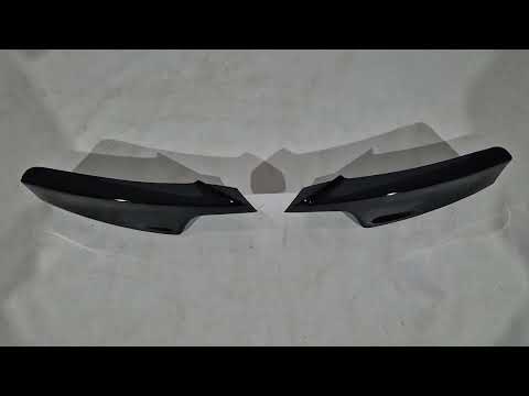 Front Bumper Lip DPT Flap (for M-Performance, Gloss Black) for BMW 3 Series F-30/31/34 2012-2019 - video 1