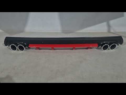Universal Rear Diffuser DPT V-13 (ABS) (Red+Black Gloss) - video 1