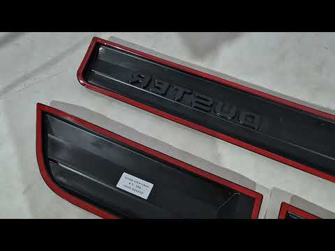 Arch trims with moldings (12 pcs., black ABS) for Dacia Duster 2018-2024 - image 1