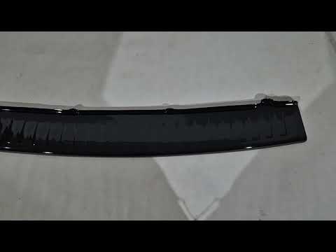 Rear Bumper Protector EuroCap (ABS) for Fiat Doblo II 2010-2022 - video 1