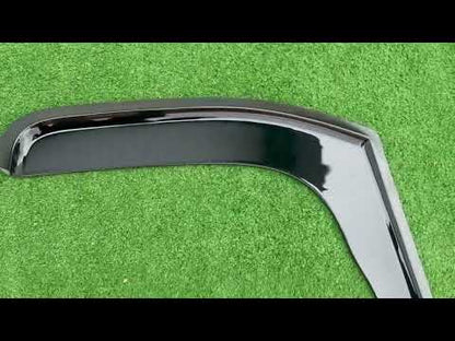 In-Channel Wind Deflectors (2 pcs, Niken Luxury) for Renault Trafic 2001–2015 - video 1