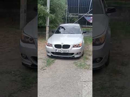 Front Lip DPT (for M Technic Max Hamann Gloss Black) for BMW 5 Series E60/E61 2003-2010 - video 2