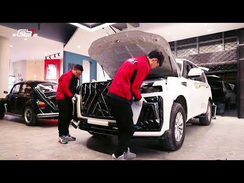Body Kit Set (Black Hawk Edition) for Nissan Armada 2016-2024 - video 1