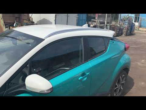Original Roof Rails (2 pcs, Aluminum) for Toyota C-HR 2016-2023 - video 1