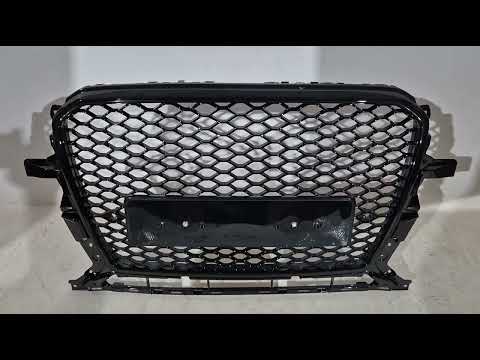 Front Grille RSQ-Style (2012-2017, black) for Audi Q5 2008-2017 - video 1