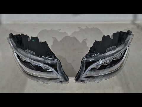 LED Headlights (2 pcs) for Mercedes Sprinter W907/W910 2018- - video 1