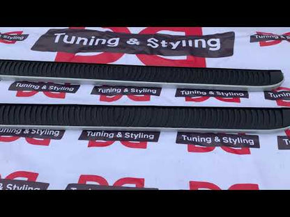 Side Steps Tayga Grey (2 pcs, Aluminum) for Volkswagen Tiguan 2016-2023 - video 2