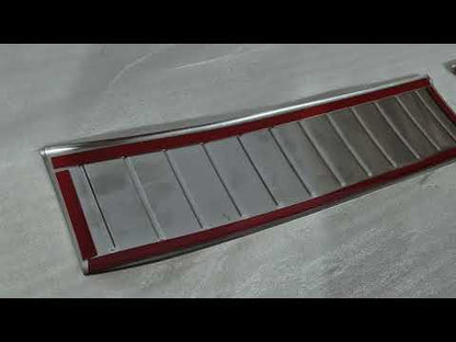 Carmos rear sill trim (stainless, matte) for Kia Sportage 2021↗ - image 1