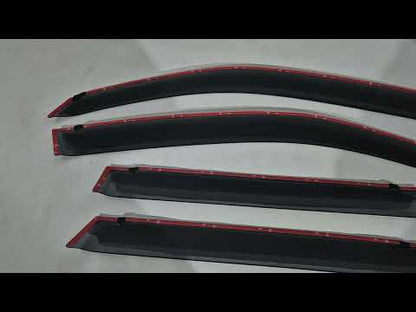 Window Deflectors (4 pcs, HIC) for Suzuki Vitara 2015- - video 1